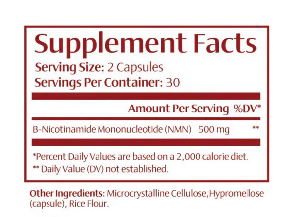 NMN (Nicotinamide Mononucleotide) Capsules